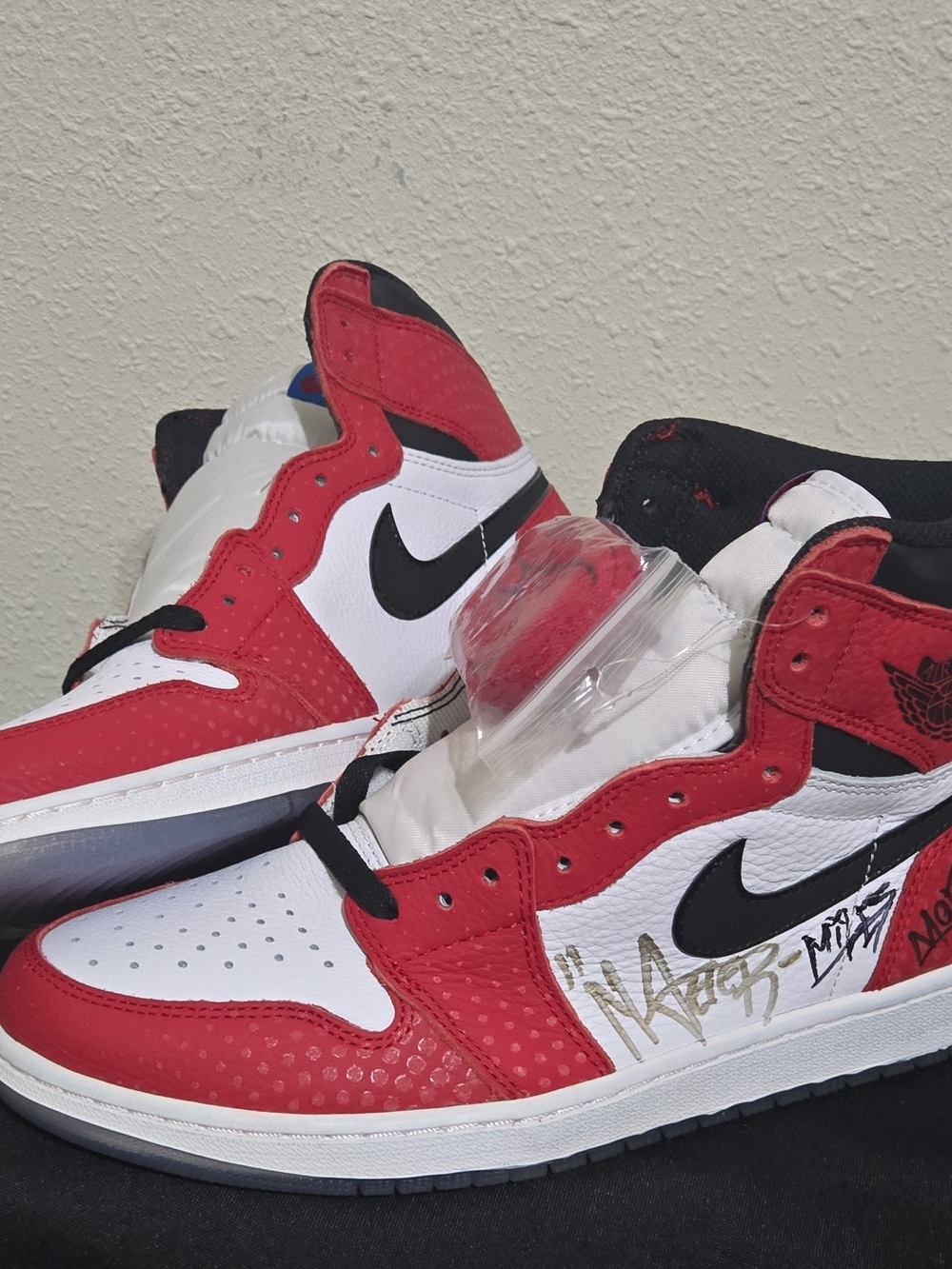 Nike Air Jordan 1 High OG Origin Story ( Sighned By Naji JETER/ Miles Morales)